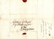 Prefilatelica anno 1829 usato  Castione Andevenno
