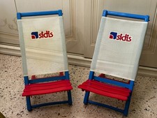 sedie plastica blu usato  Italia