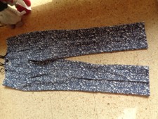 Hose grau weißen gebraucht kaufen  Hatzfeld