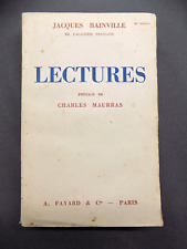 Lectures préface charles d'occasion  Poitiers
