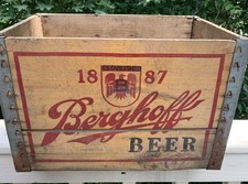 Caixa de cerveja vintage Berghoff Fort Wayne IN 24 12 oz garrafa caixa transportadora comprar usado  Enviando para Brazil