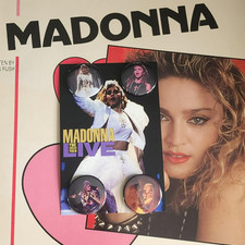Conjunto de botões Madonna Virgin Tour Dress you Up Everybody Like A Virgin Holiday comprar usado  Enviando para Brazil