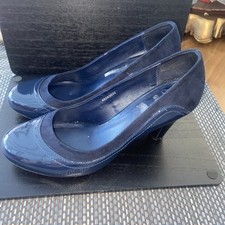 Clarks navy blue for sale  WREXHAM