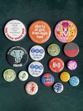 Vintage button badges for sale  YORK