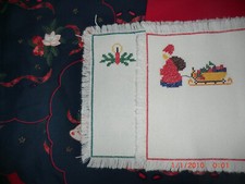 Tischset weihnachten blau gebraucht kaufen  Kaltenkirchen