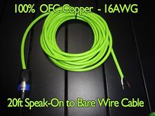 Speakon bare wire for sale  Justice