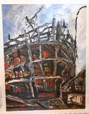 Abstract acrylic painting for sale  BRADFORD