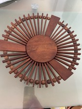 Teakholz schale rund gebraucht kaufen  Bremen