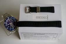 SEIKO Prospex SNE593 relógio de mergulho solar mostrador azul data de exibição pulseira de silicone comprar usado  Enviando para Brazil