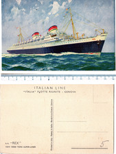 Nave transatlantico rex usato  Italia