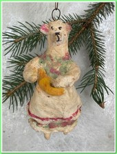 Ancien Ornement de Noël en coton Vintage Sapin Xmas Nouvel An 🎄#4725 comprar usado  Enviando para Brazil