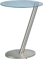 Stolik kawowy HomeTrends4You ONDA owalny metal 30x40 cm na sprzedaż  PL
