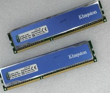 RAM DIMM desktop Kingston 2 x 4GB DDR3 1600MHz Hyperx BLU KHX1600C9D3B1K2/8GX comprar usado  Enviando para Brazil