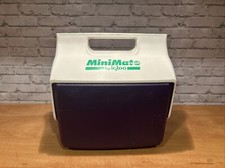 Vintage Anos 90 MiniMate Pacote com 6 Latas Refrigerador de Almoço Igloo Roxo, Verde e Branco Retrô comprar usado  Enviando para Brazil