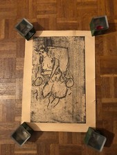 Superbe gravure originale d'occasion  Les Ulis