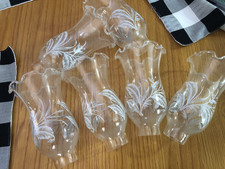 Vintage etched chandelier for sale  Mount Orab