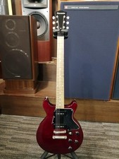 Guitarra elétrica EDWARDS by ESP E-LS95LT/DC vermelha cereja feita no Japão LP tipo especial comprar usado Guitarra elétrica EDWARDS by ESP E-LS95LT/DC vermelha cereja feita no Japão LP tipo especial comprar usado  Enviando para Brazil