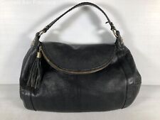 Bolsa Hobo de Viagem Clássica Onna Ehrlich Bolsos Internos de Couro Preto Alça Única comprar usado  Enviando para Brazil