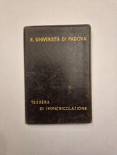 Regia università padova usato  Roma