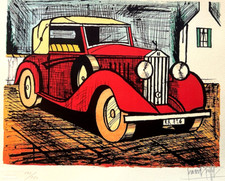 Bernard Buffet  'Rolls Royce'  Litografia certificata COA firmata op numerata comprar usado  Enviando para Brazil