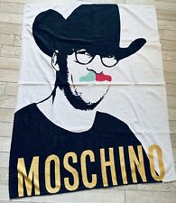 Moschino white beach usato  Bologna