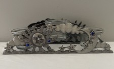 Castiçal celestial estanho vintage sol lua estrelas anos 90 decoração caprichoso, usado comprar usado  Enviando para Brazil
