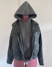 Cropped leather jacket for sale  BRISTOL
