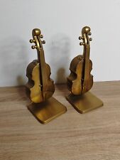 Brass bookends cello for sale  DUMFRIES