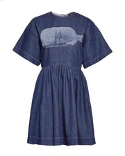 🔥 Max Mara 🔥 Abito Corto In Denim Svasato Denim Mini Dress IT46_FR44_DE42, usado comprar usado  Enviando para Brazil