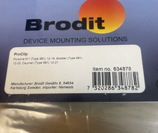 Brodit proclip porsche for sale  CARRICKFERGUS