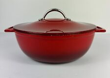 Forno holandês oval de ferro fundido esmaltado Tramontina 6,5 qt com tampa, usado comprar usado  Enviando para Brazil