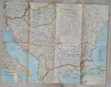 Używany, National Geographic Map of The Balkans (Feb, 1962). na sprzedaż Używany, National Geographic Map of The Balkans (Feb, 1962). na sprzedaż  PL