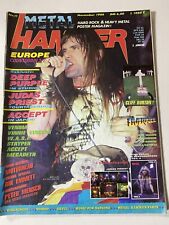 Metal Hammer 11/1986, CLIFF BURTON ,JUDAS  PRIEST, BRUCE DICKINSON, Metal Hammer comprar usado  Enviando para Brazil