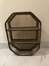 Bamboo shelf rectangular for sale  LONDON