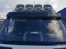 ADEQUADO PARA VW CRAFTER 06-16 PRETO ACRÍLICO ESCURO SÓLIDO VISOR SOLAR DEFLETOR DE VENTO comprar usado  Enviando para Brazil