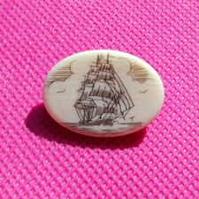 Vintage scrimshaw 0.75 for sale  Aberdeen