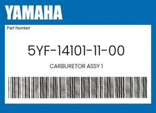 Usado, Carburador genuíno Yamaha Assy 1 - 5Yf-14101-11-00 comprar usado  Enviando para Brazil