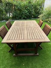 Set giardino teak usato  Visano