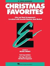 Essential Elements Christmas Favorites: B Flat Tenor Saxophone Book The Fast comprar usado  Enviando para Brazil