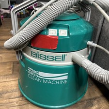 Combo de limpador de carpete e aspirador vintage Bissell Big Green Machine 2 N 1 veja o vídeo, usado comprar usado  Enviando para Brazil
