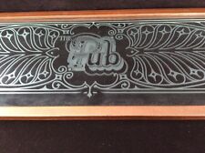 Pub etched glass for sale  Chicago