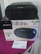 Usado, Sony CFD-S50 Boombox CD cassete entrada de linha CDR reprodução MP3 AM/FM comprar usado  Enviando para Brazil