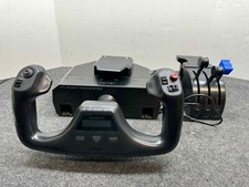 Usado, Logitech G Flight Yoke System Saitek Logitech PZ44 - Preto (945-000023) -i012345 comprar usado  Enviando para Brazil