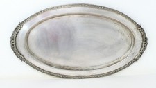 Usado, Bandeja de servir oval Celtic Revival Atkin Brothers banhada a prata 43,5cm comprar usado  Enviando para Brazil