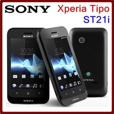 St21Original Sony Xperia Tipo ST21i 3.15MP 3G GPS WIFI Android Telefon komórkowy, używany na sprzedaż  Wysyłka do Poland