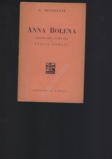 Anna bolena donizetti usato  Milano