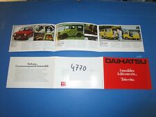 4770 dépliant daihatsu d'occasion  Caderousse