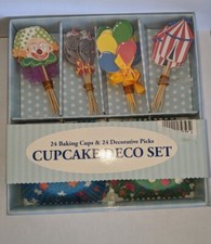 Conjunto Deco Cupcake 24 peças, tema circo. Novo, na caixa  comprar usado  Enviando para Brazil
