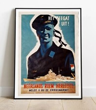 Poster retro kriegsmarine d'occasion  L'Isle-sur-la-Sorgue