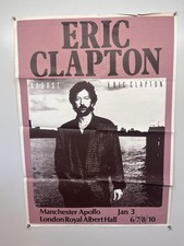 Eric clapton poster for sale  PRESTON